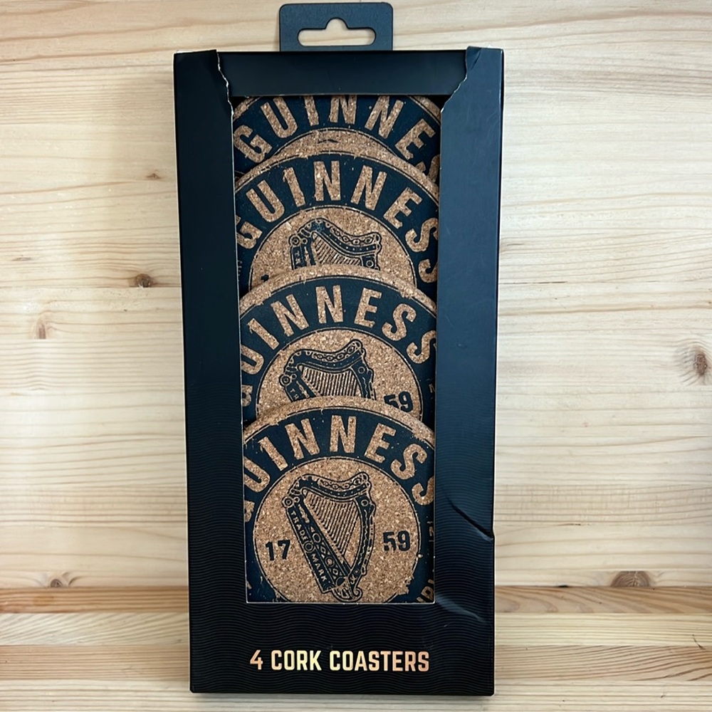 GUINNESS CORK COASTER SET